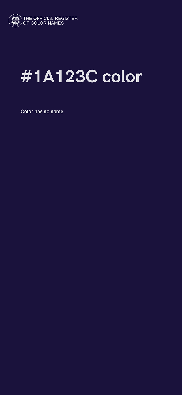 #1A123C color image