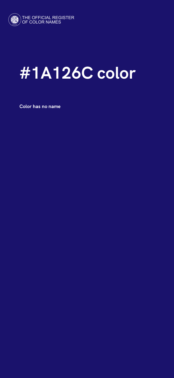 #1A126C color image