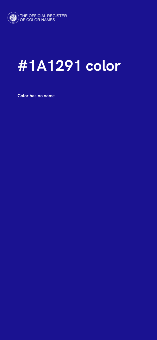 #1A1291 color image