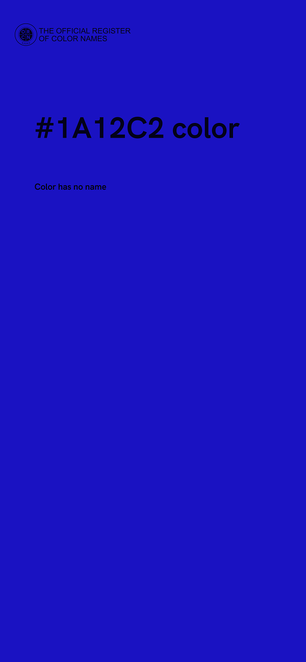 #1A12C2 color image