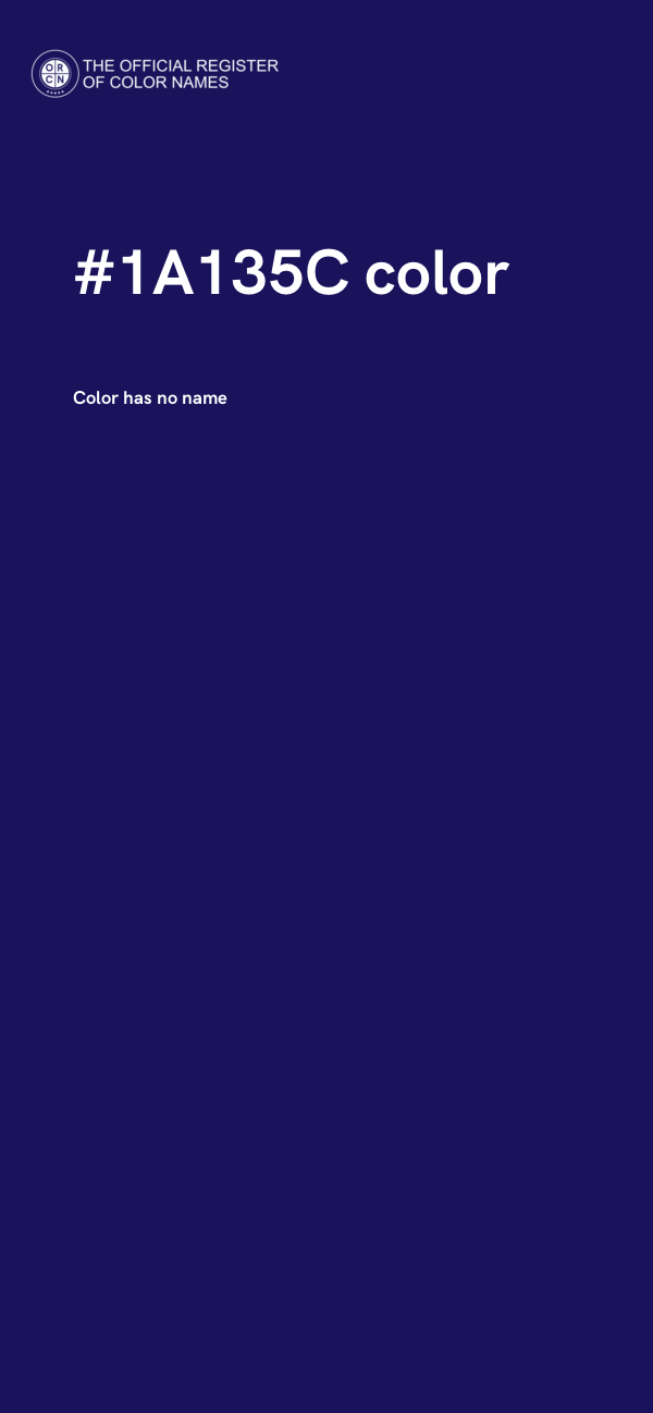#1A135C color image