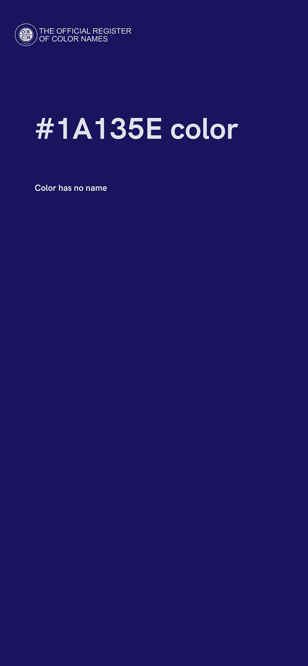 #1A135E color image