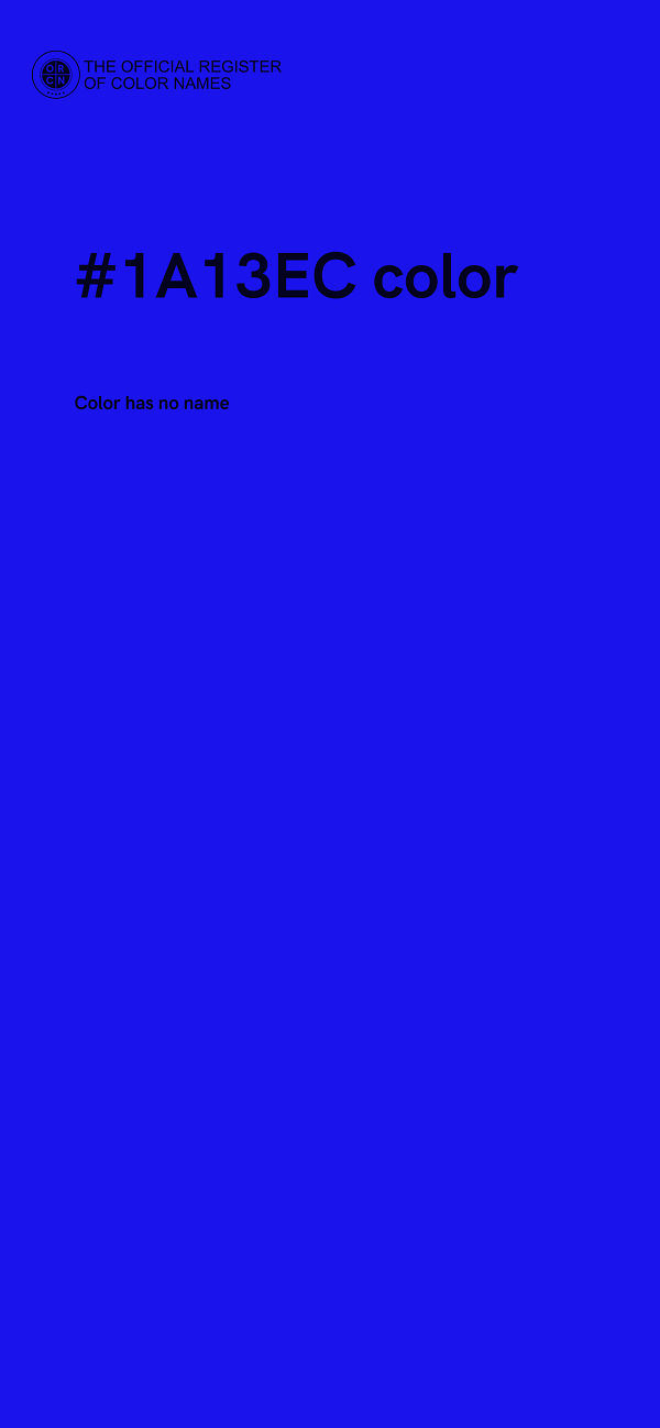 #1A13EC color image