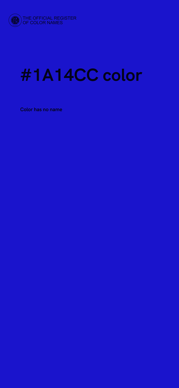 #1A14CC color image