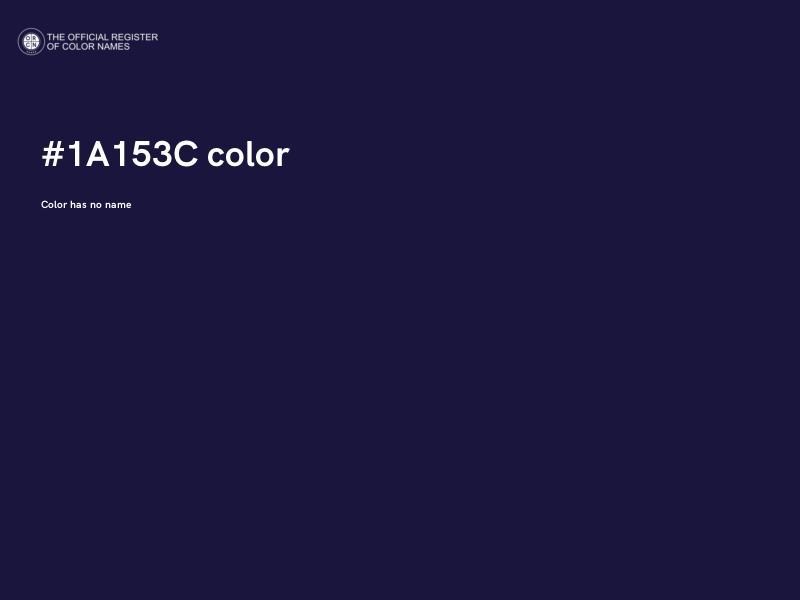 #1A153C color image
