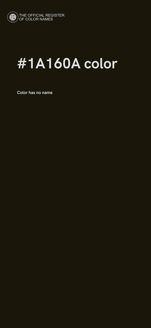 #1A160A color image