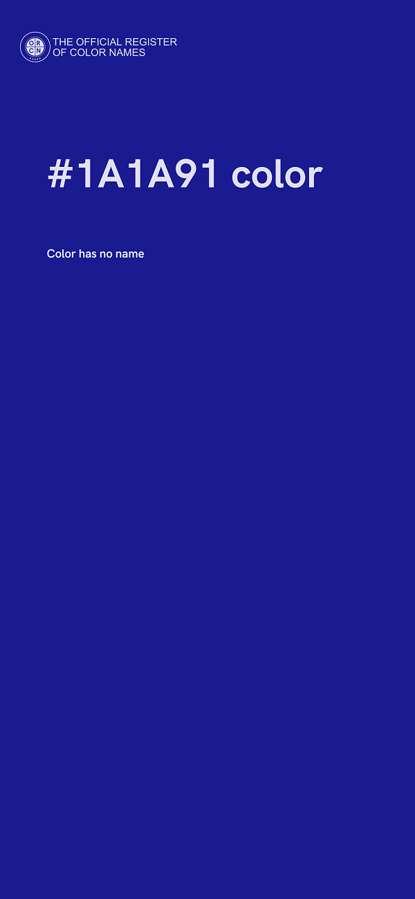 #1A1A91 color image