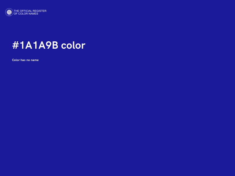 #1A1A9B color image