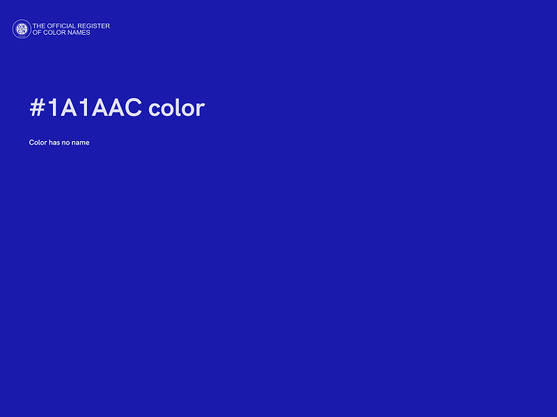 #1A1AAC color image