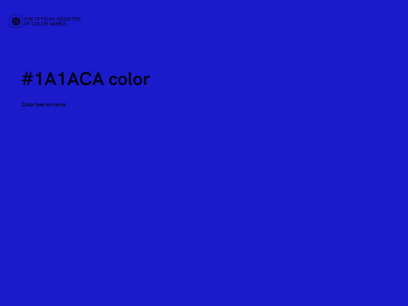 #1A1ACA color image