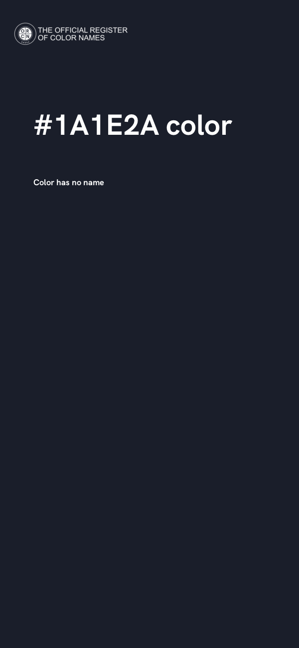 #1A1E2A color image