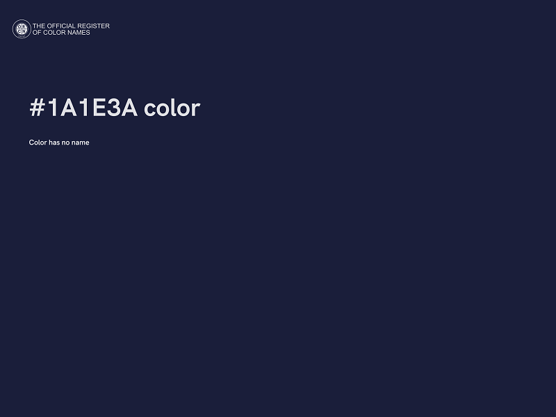 #1A1E3A color image