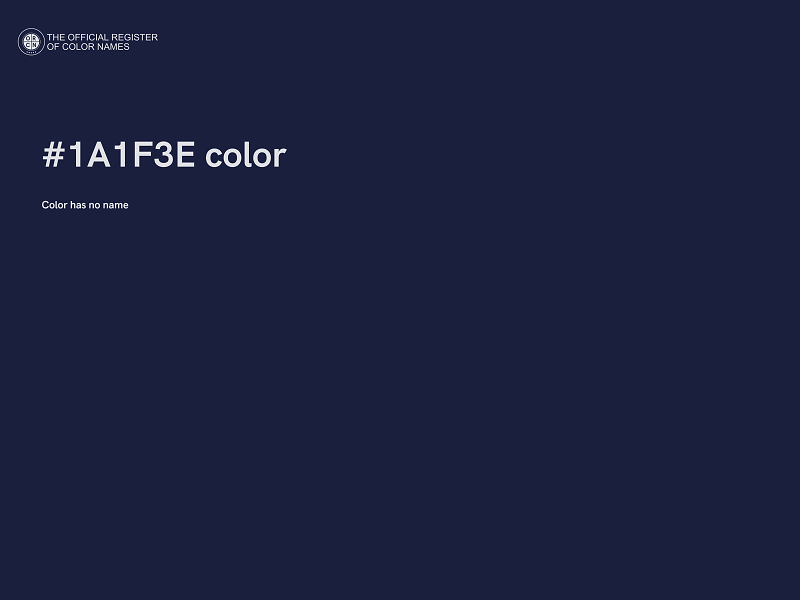 #1A1F3E color image