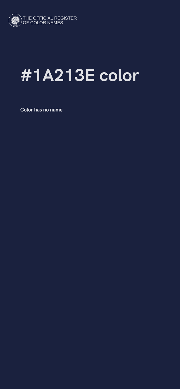 #1A213E color image