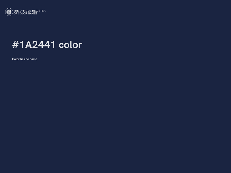 #1A2441 color image