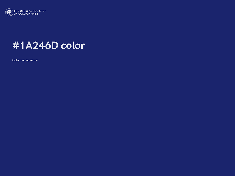 #1A246D color image