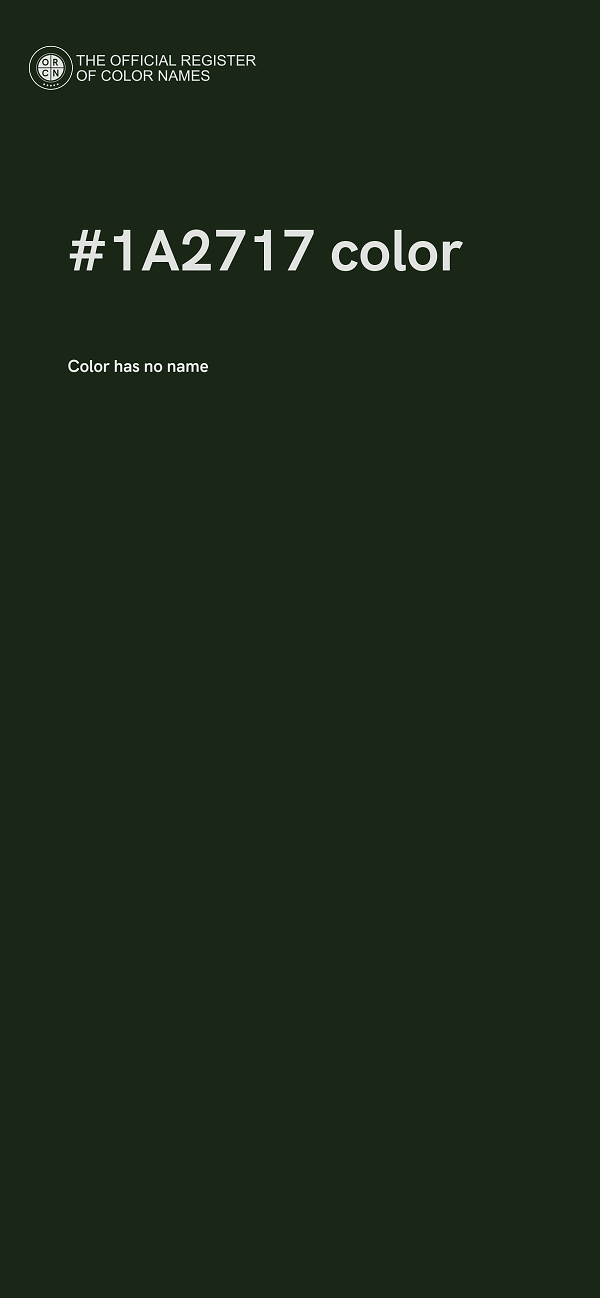 #1A2717 color image