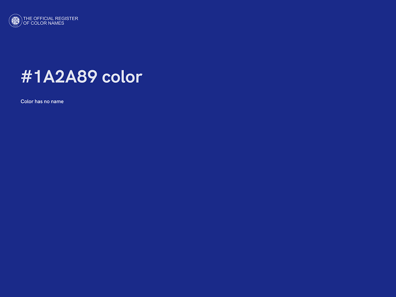 #1A2A89 color image