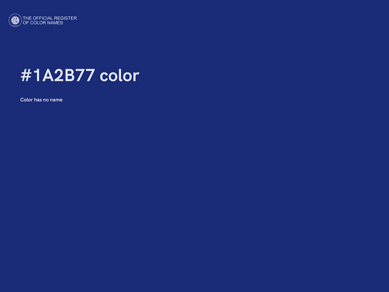 #1A2B77 color image