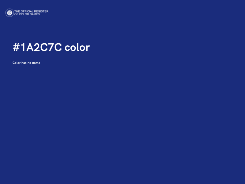 #1A2C7C color image