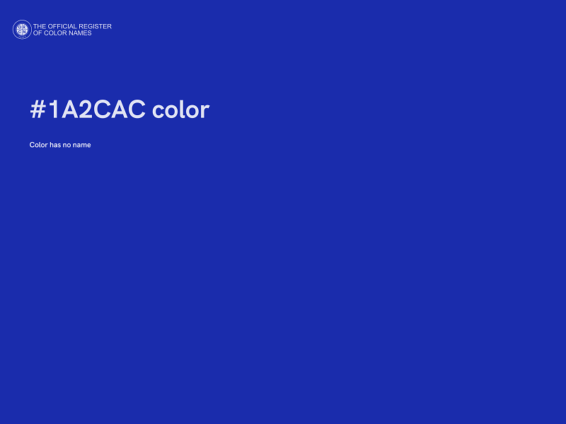 #1A2CAC color image