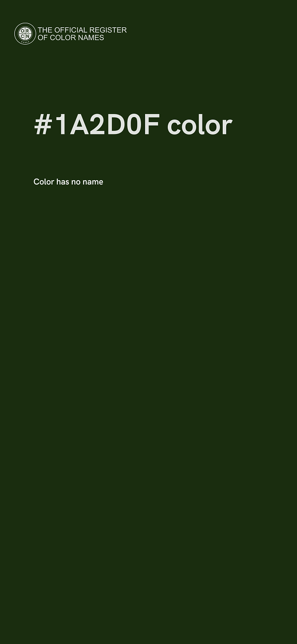 #1A2D0F color image