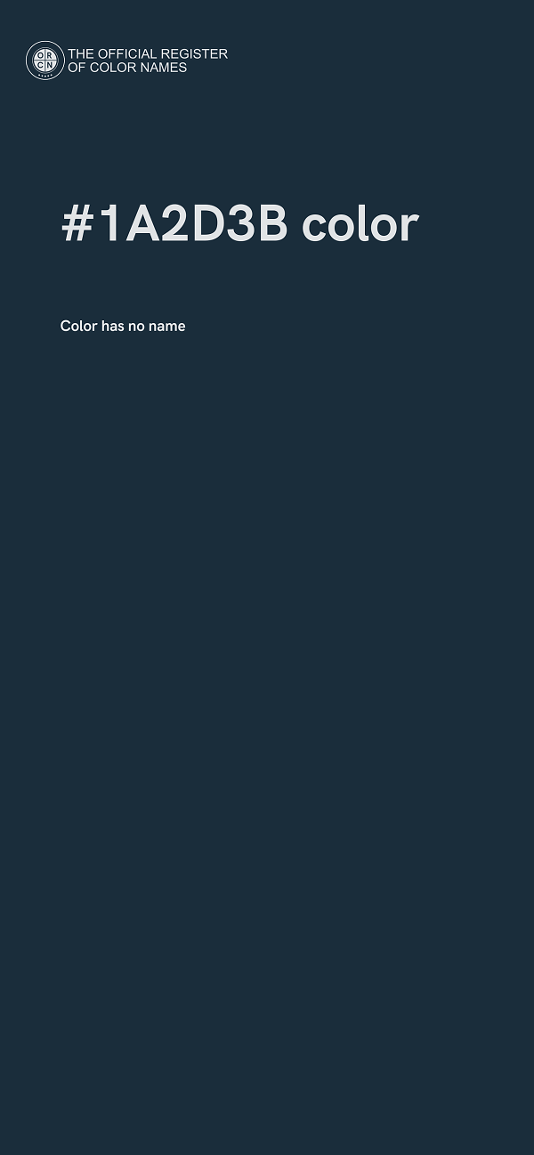 #1A2D3B color image