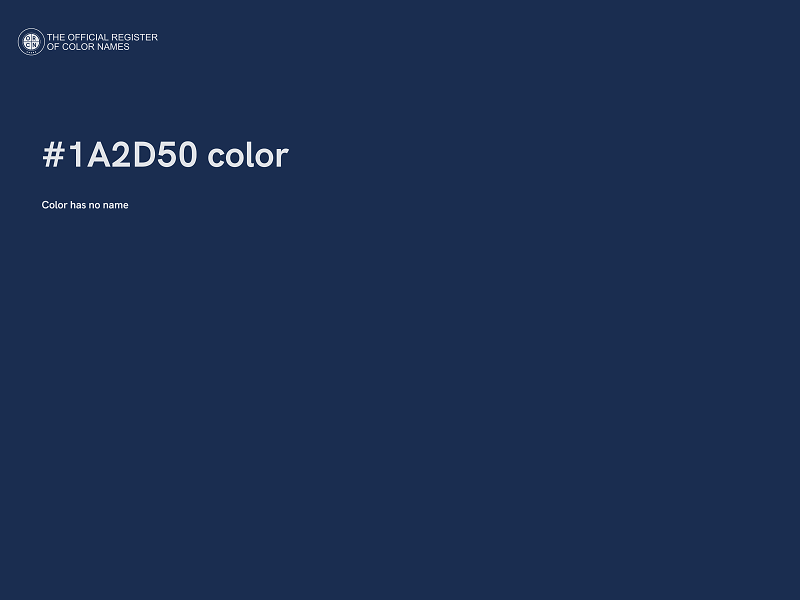 #1A2D50 color image