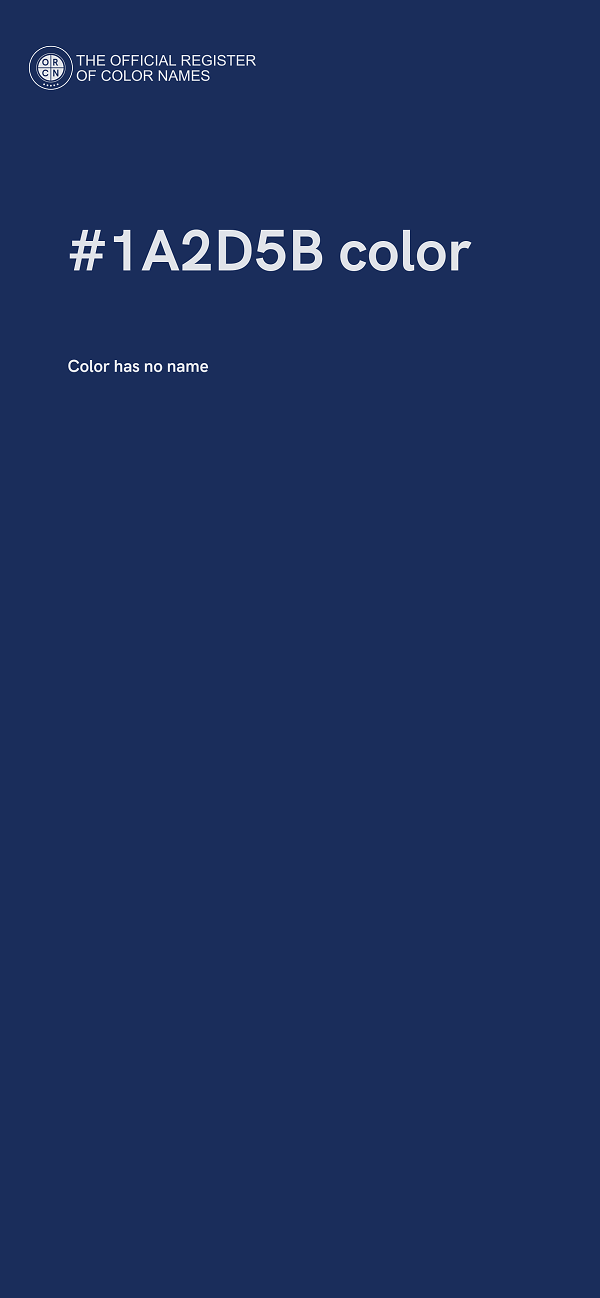 #1A2D5B color image