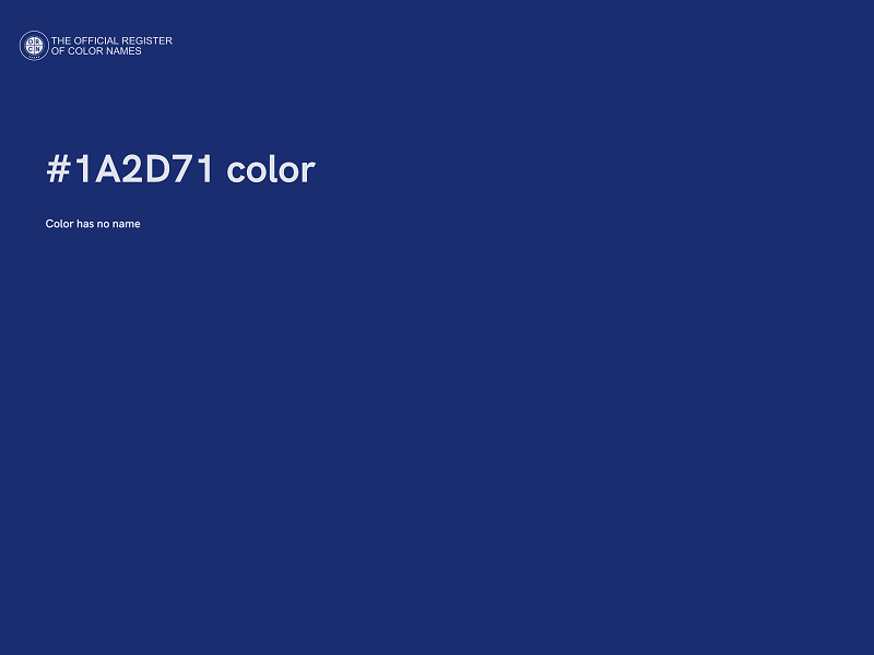 #1A2D71 color image