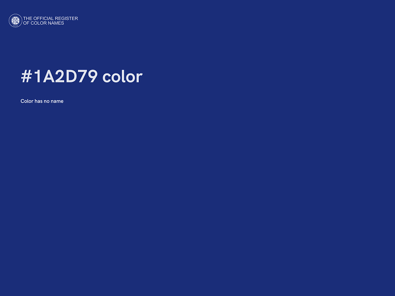 #1A2D79 color image