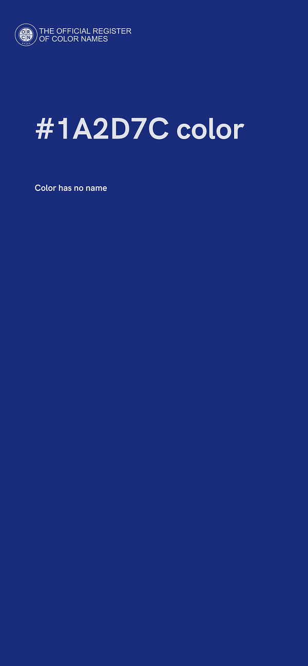 #1A2D7C color image