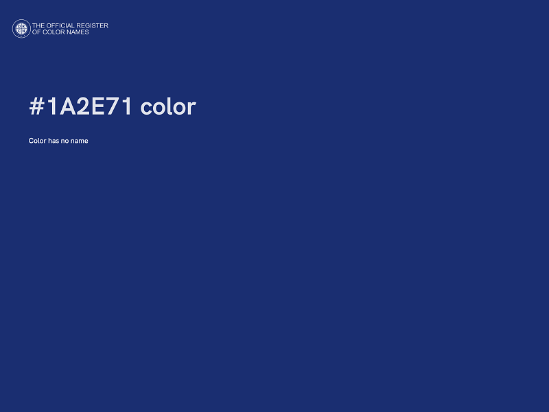 #1A2E71 color image