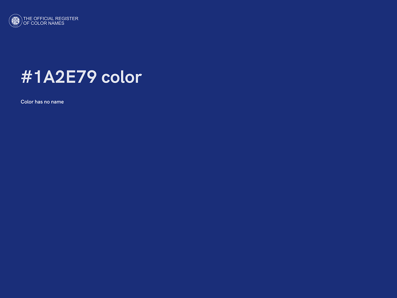 #1A2E79 color image