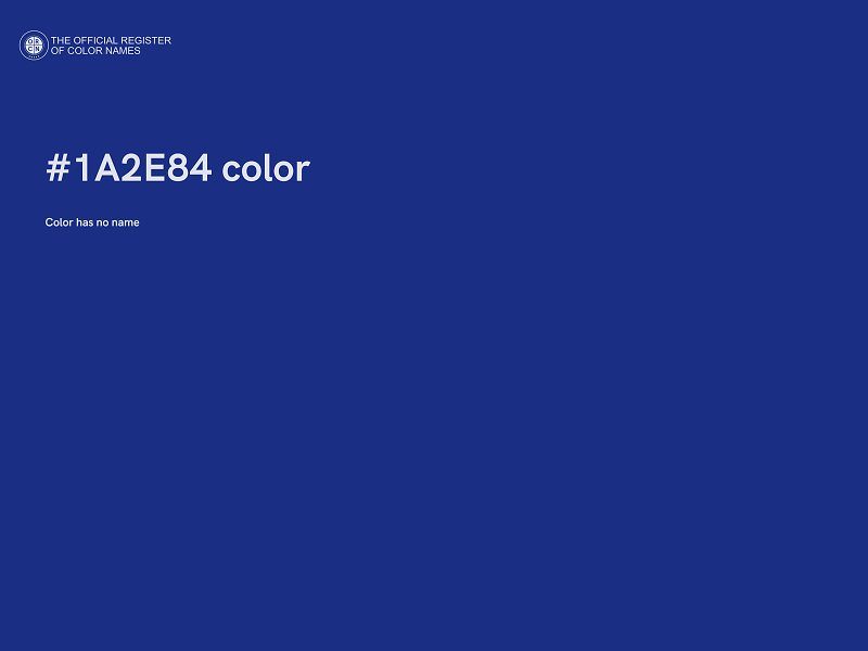 #1A2E84 color image