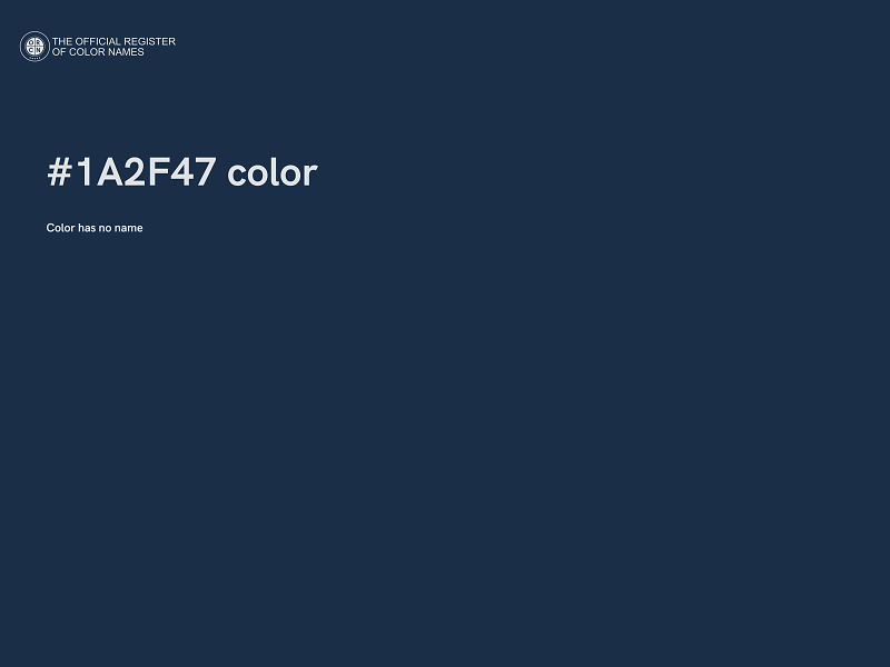 #1A2F47 color image