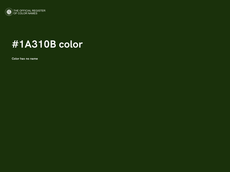 #1A310B color image