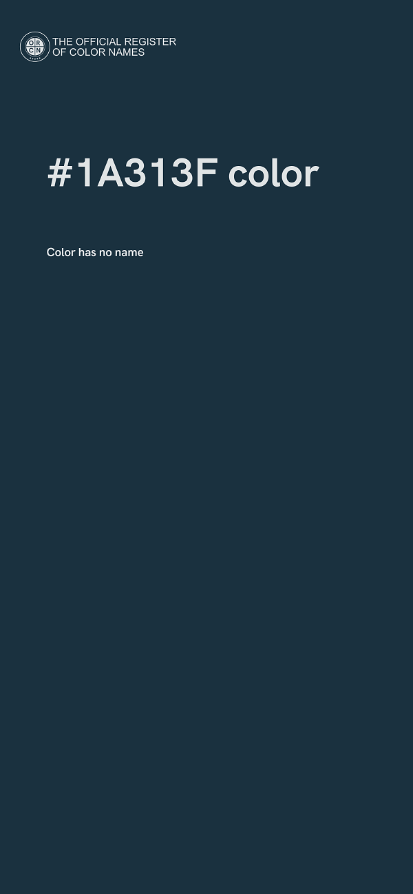 #1A313F color image