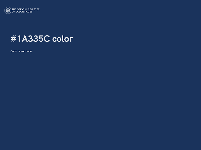 #1A335C color image