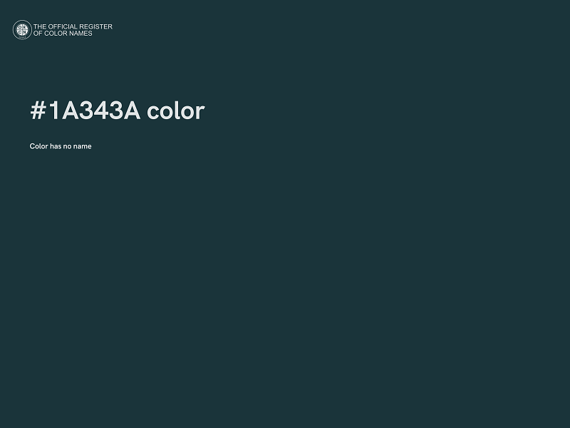 #1A343A color image