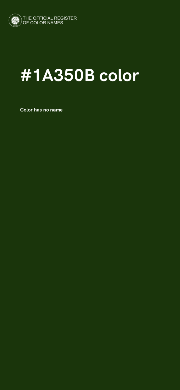 #1A350B color image