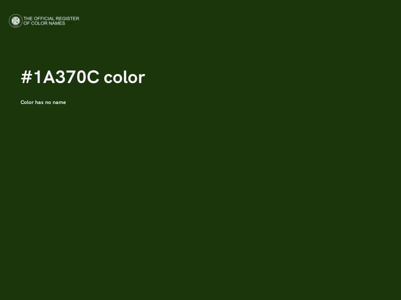 #1A370C color image