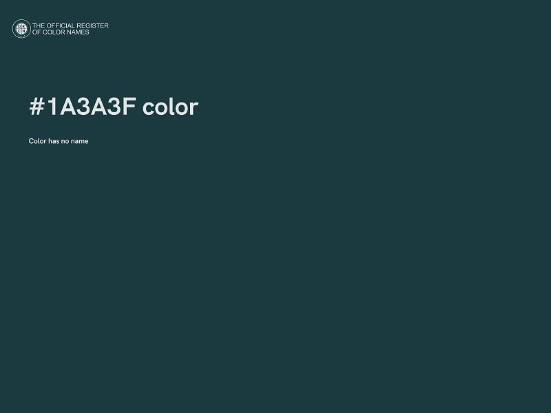 #1A3A3F color image