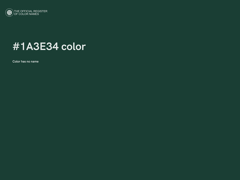 #1A3E34 color image