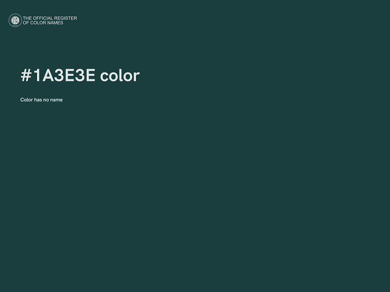 #1A3E3E color image