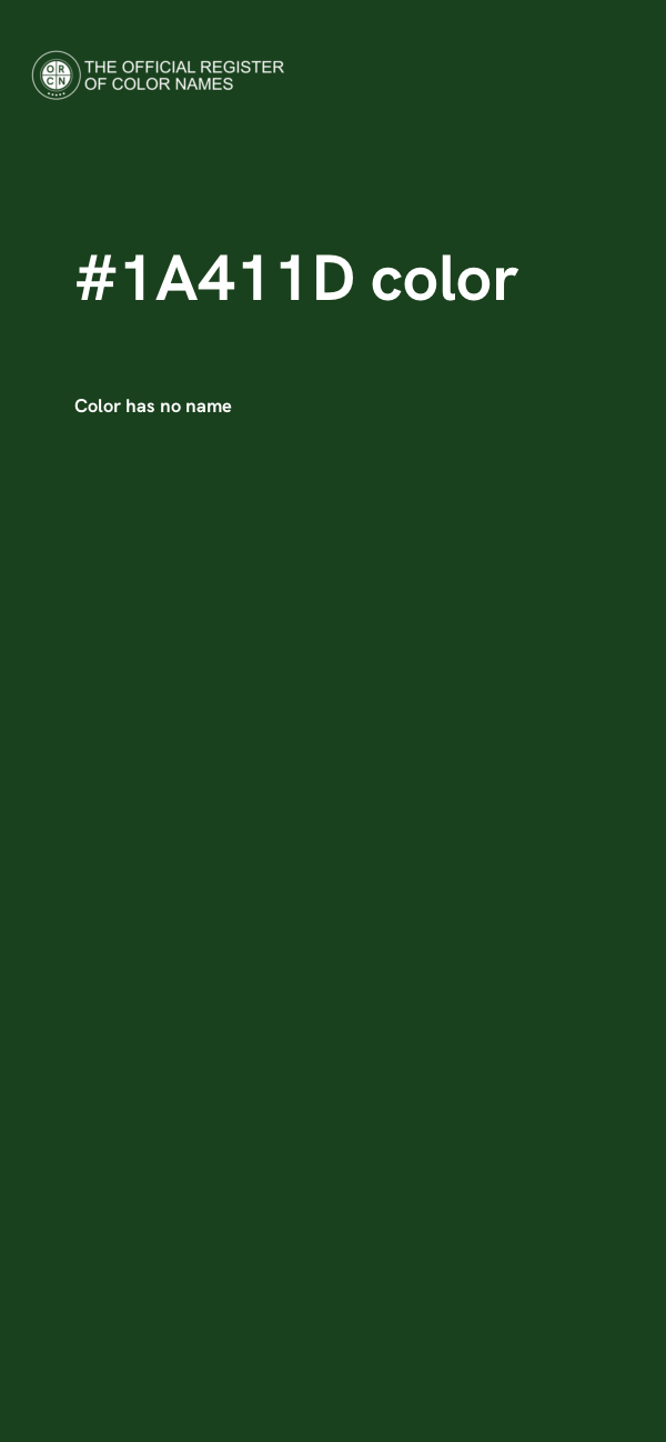 #1A411D color image