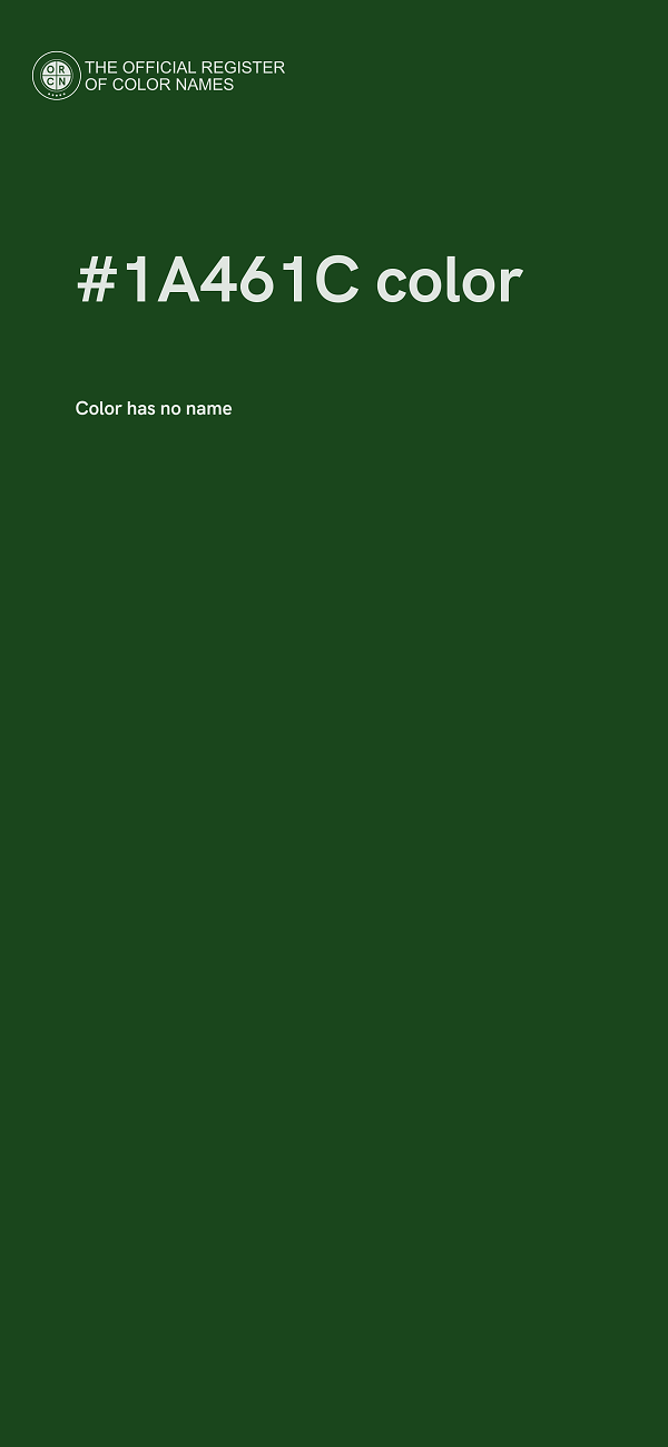 #1A461C color image