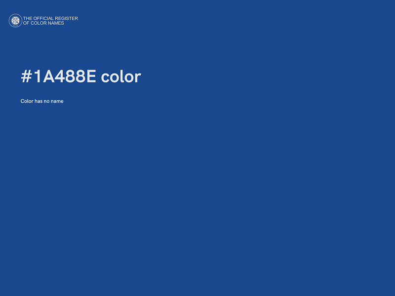 #1A488E color image