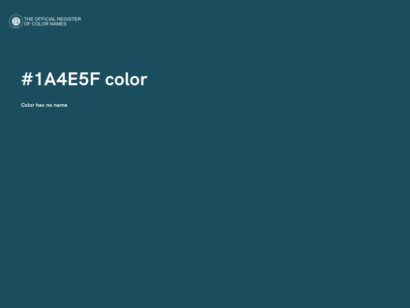 #1A4E5F color image