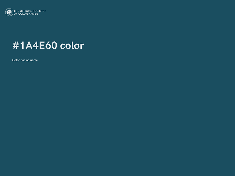 #1A4E60 color image